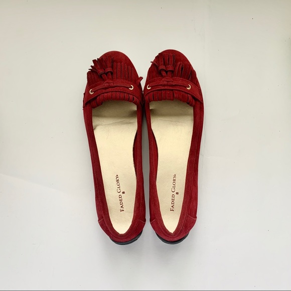 🍁 Burgundy Moccasins - Picture 3 of 5